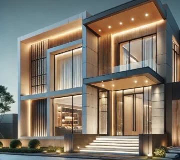 شركة تصميم واجهات منازل من الخارج