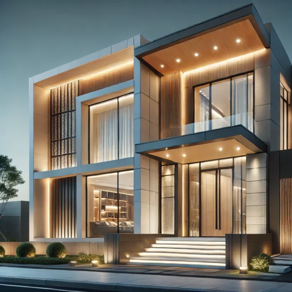 شركة تصميم واجهات منازل من الخارج