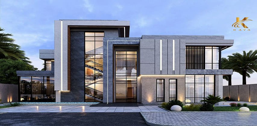 أنواع تصاميم واجهات الفلل الحديثة