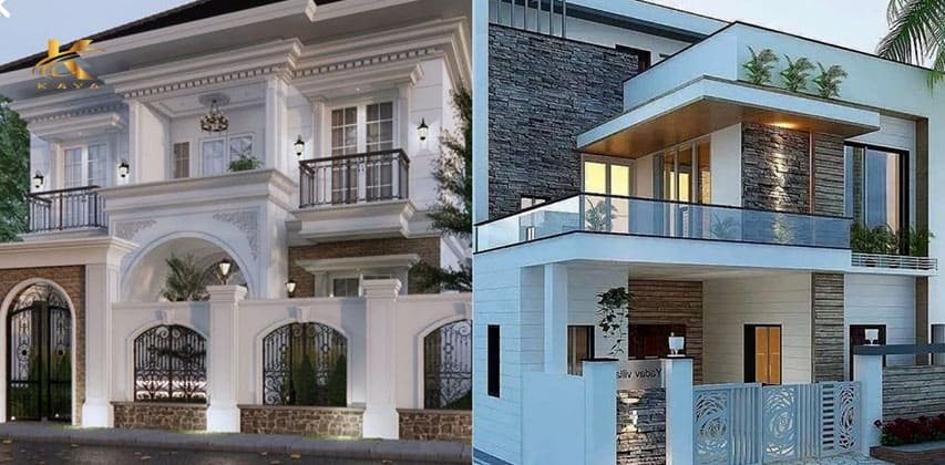 تكلفة تصميم واجهات الفلل والعوامل المؤثرة فيها