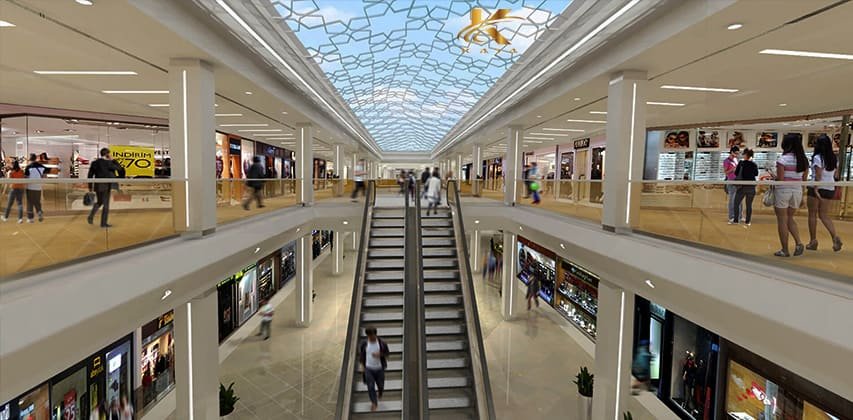 مكونات المول التجاري