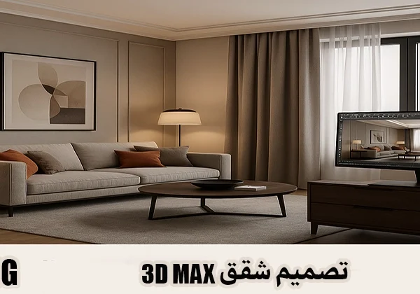 تصميم شقق 3D Max