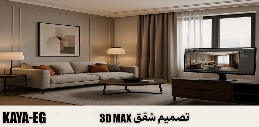 تصميم شقق 3D Max