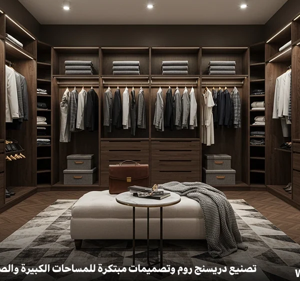 تصنيع دريسنج روم وتصميمات مبتكرة للمساحات الكبيرة والصغيرة