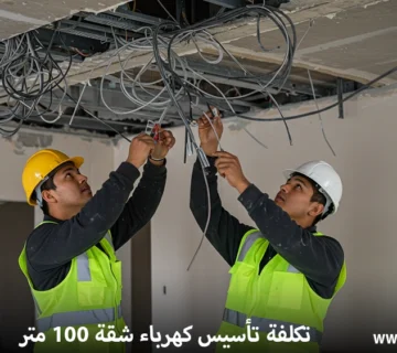 تكلفة تأسيس كهرباء شقة 100 متر