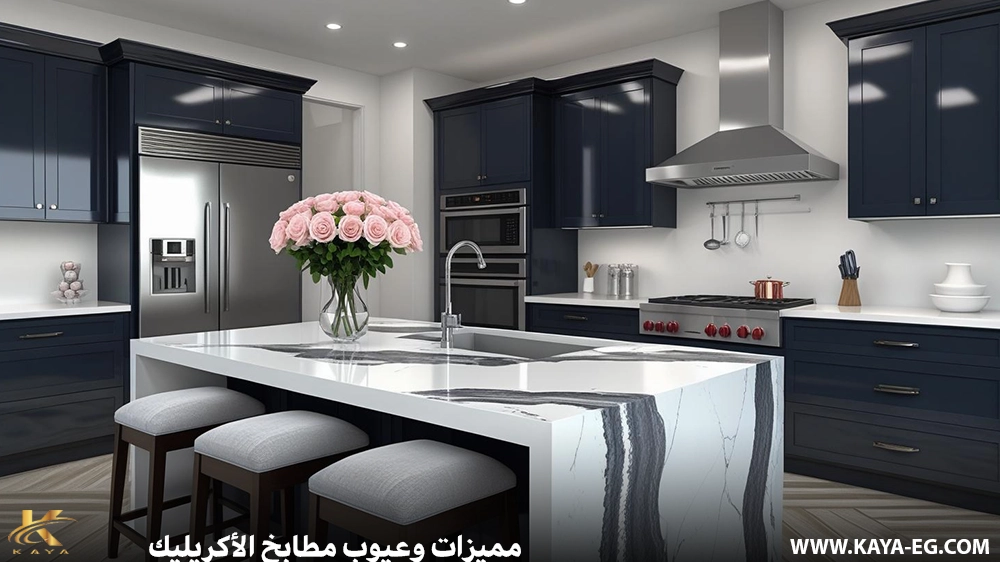 مميزات وعيوب مطابخ الأكريليك