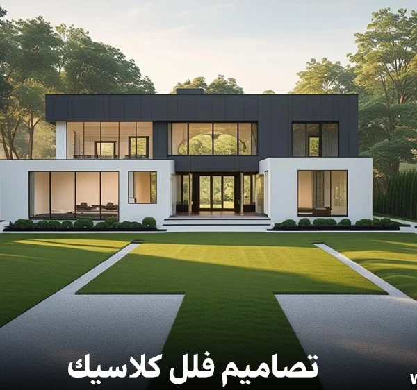 تصاميم فلل كلاسيك