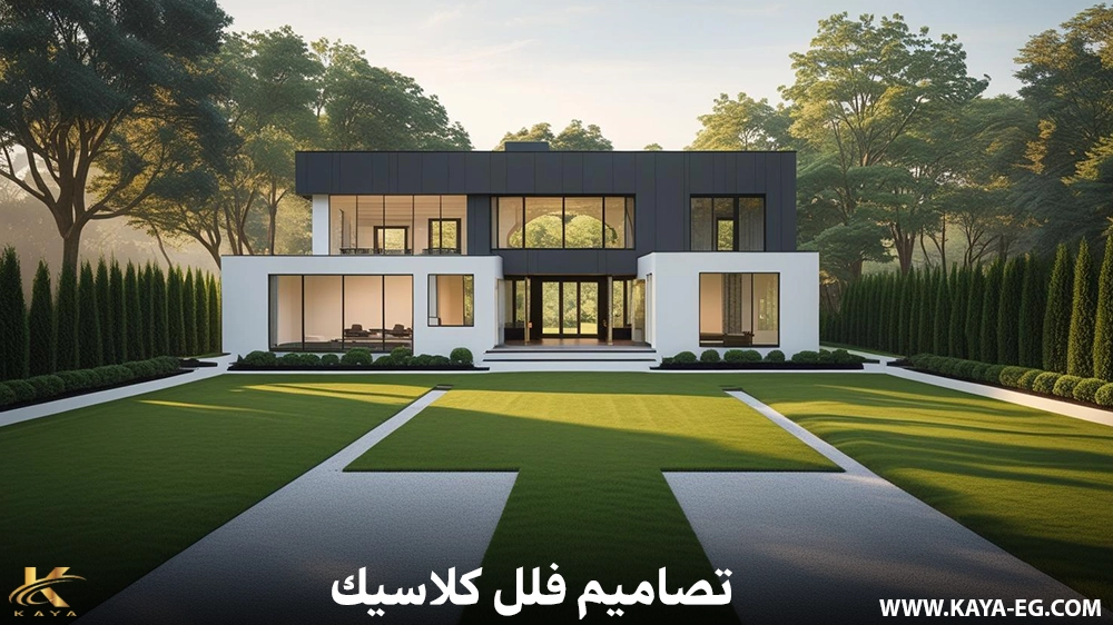 تصاميم فلل كلاسيك
