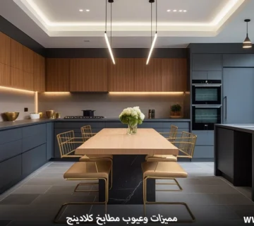 مميزات وعيوب مطابخ كلادينج