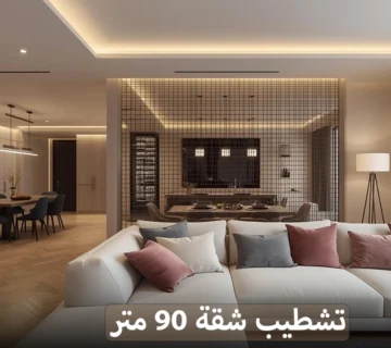تشطيب شقة 90 متر