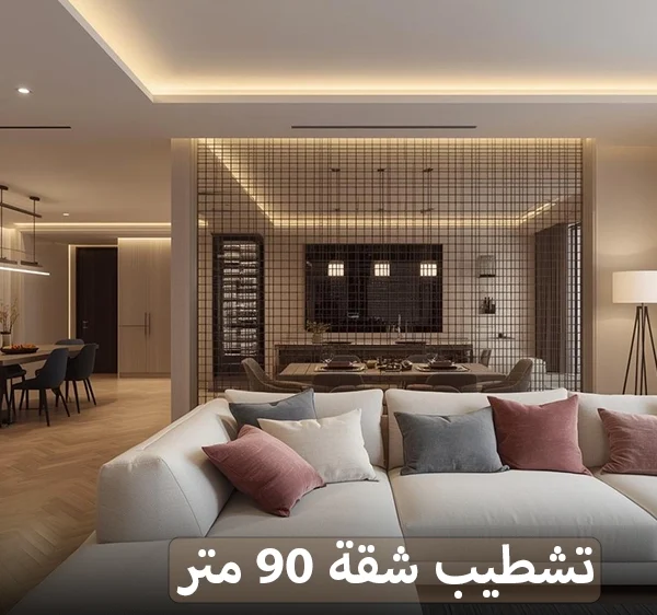 تشطيب شقة 90 متر