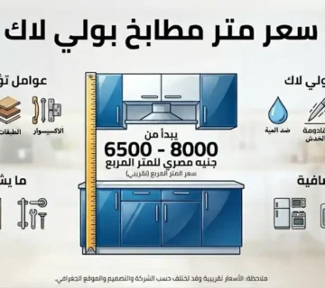 سعر متر مطابخ بولي لاك