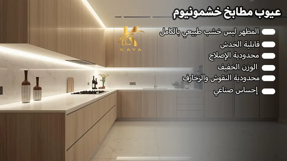 عيوب مطابخ خشمونيوم