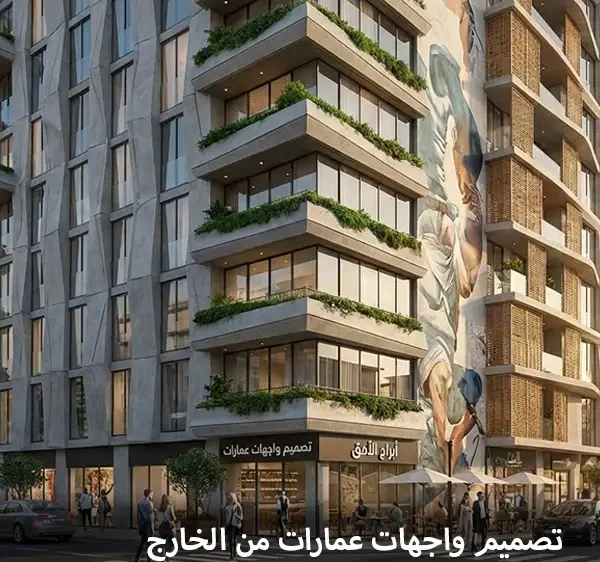 تصميم واجهات عمارات من الخارج