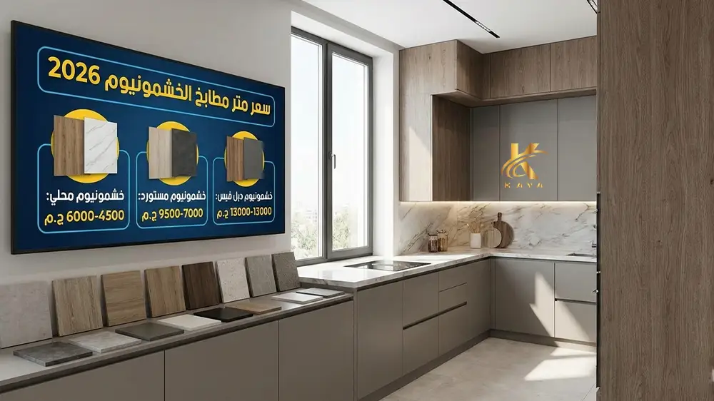 سعر متر مطابخ الخشمونيوم