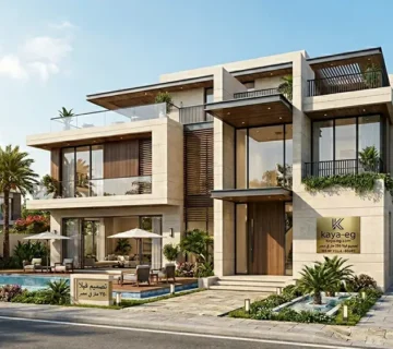 تصميم فيلا 350 متر في مصر