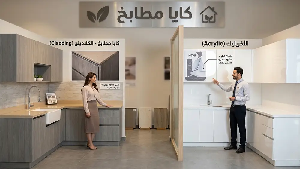 مطابخ الكلادينج أم الأكريليك