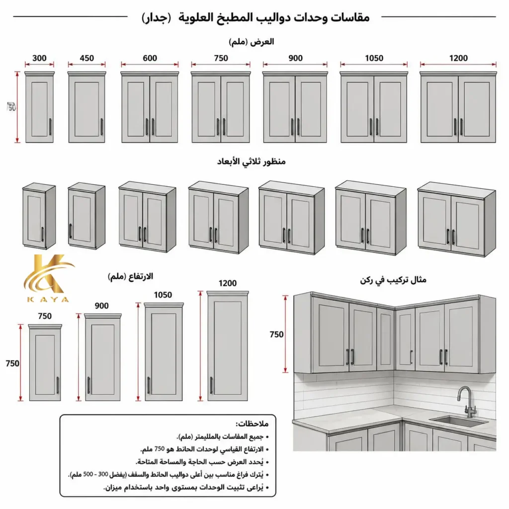 كيفية حساب المطابخ الزاوية والمطابخ على شكل L وU